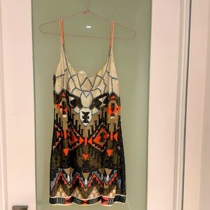 All saint sequence short sexy dress